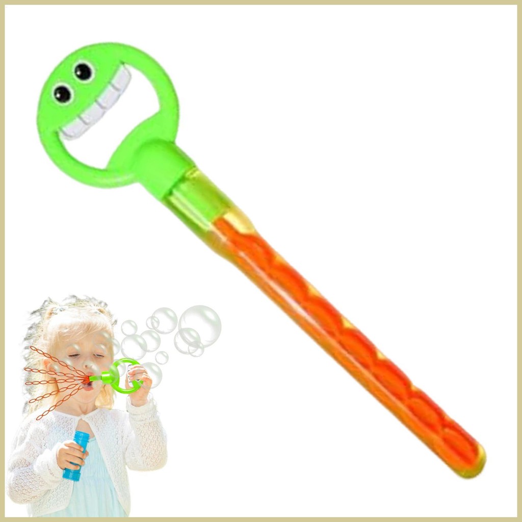Bubble Blower Wand Smiling Face Bubble Maker with 5 Claws Refill Party ...