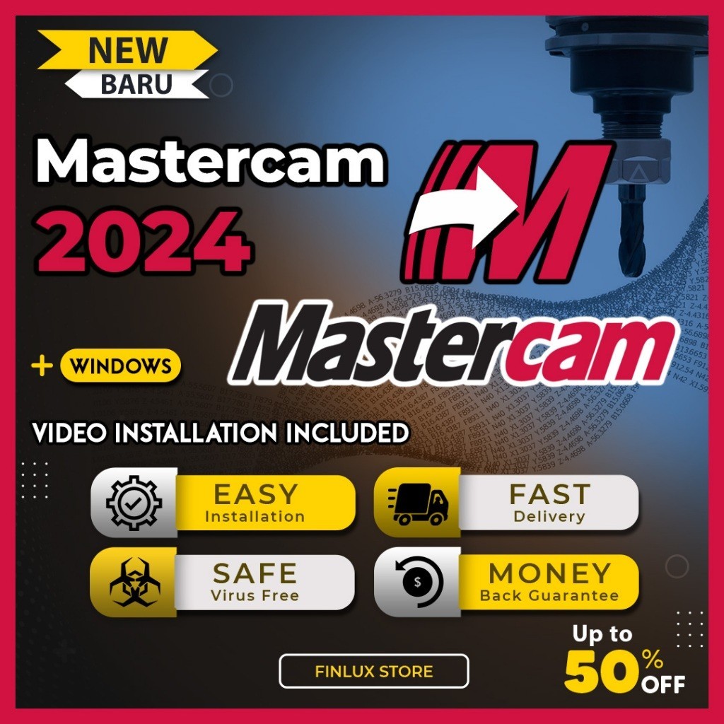 Mastercam 2024 v26.0 Latest Lifetime For Windows (64Bit) Shopee