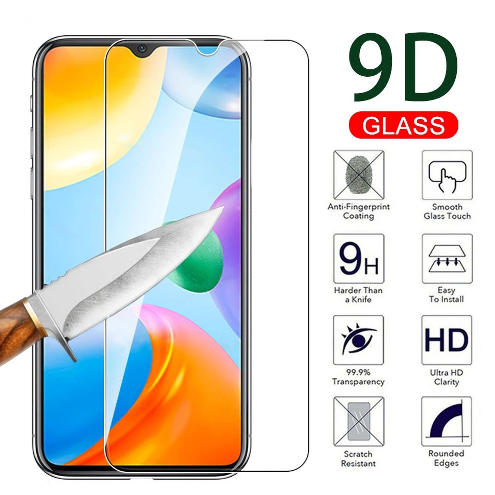 Tempered Glass For Xiaomi Redmi 12 12C 10A 10C 11 Prime Screen