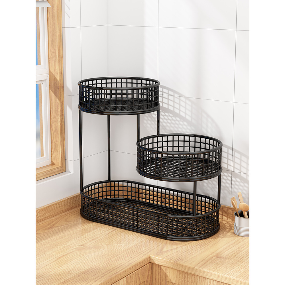 [in stock] Onion Ginger Garlic Storage Box Basket Kitchen Organizer ...