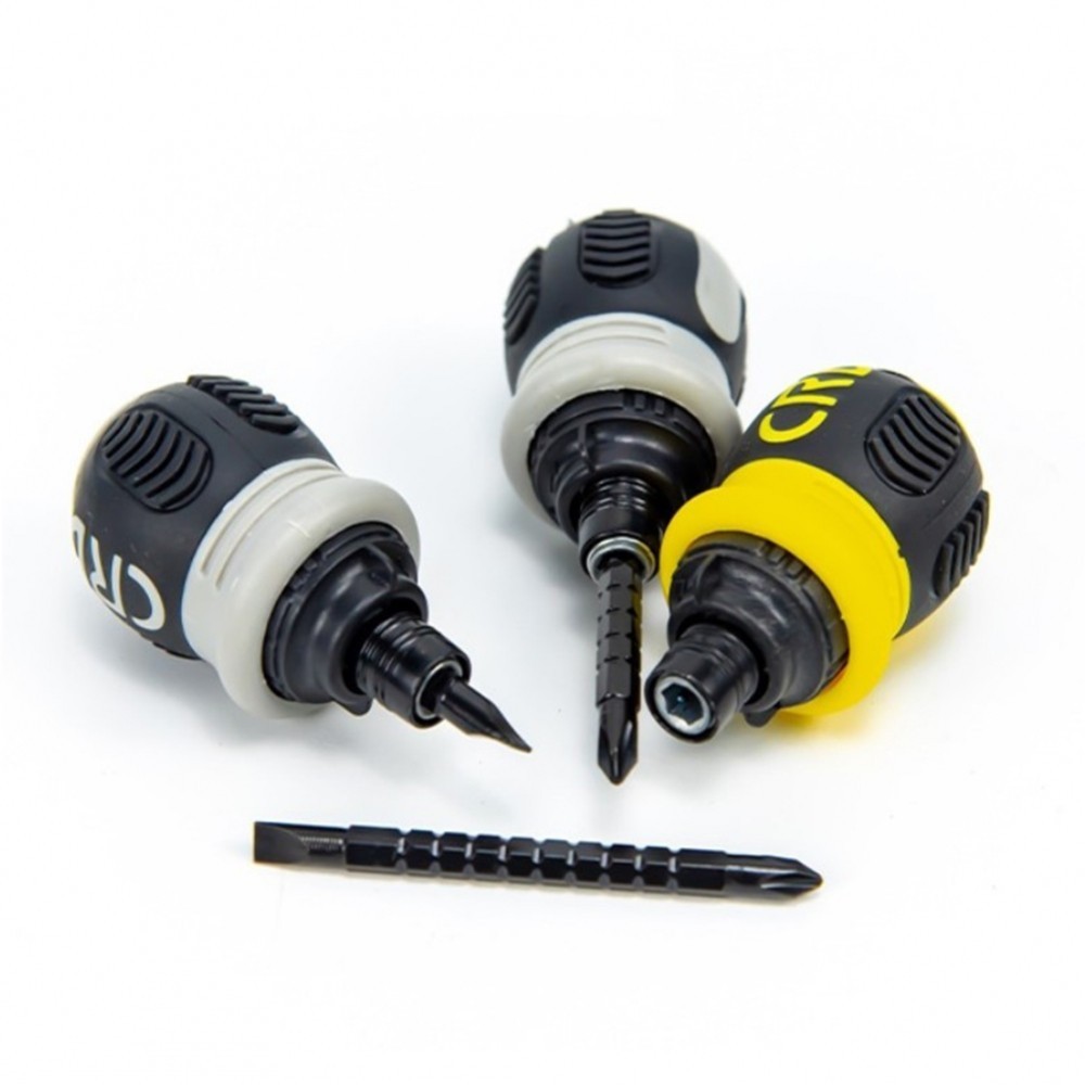Anti Slip Dual Color Grip Ratchet Screwdriver with Stable Hexagonal ...