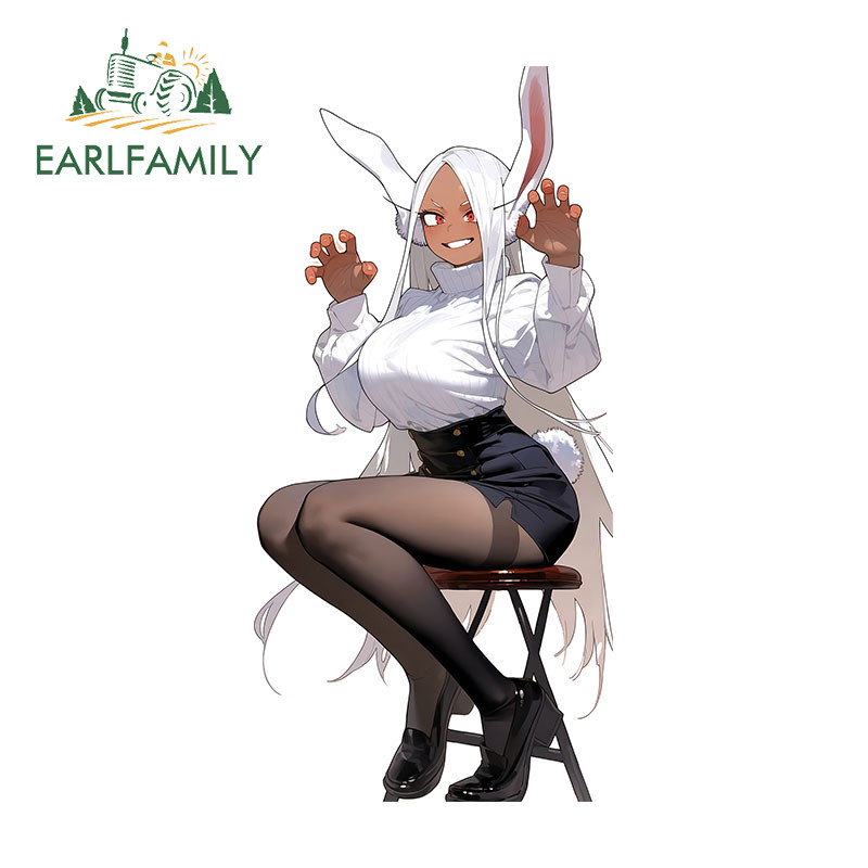 EARLFAMILY My Hero Academia Mirko Car Stickers Anime Creative ...