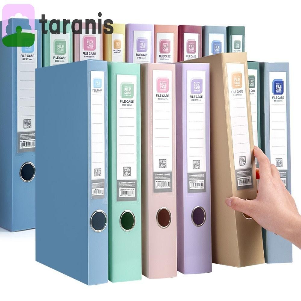 TARANIS Paper Storage Box, Morandi Color Thickened A4 File Folder ...