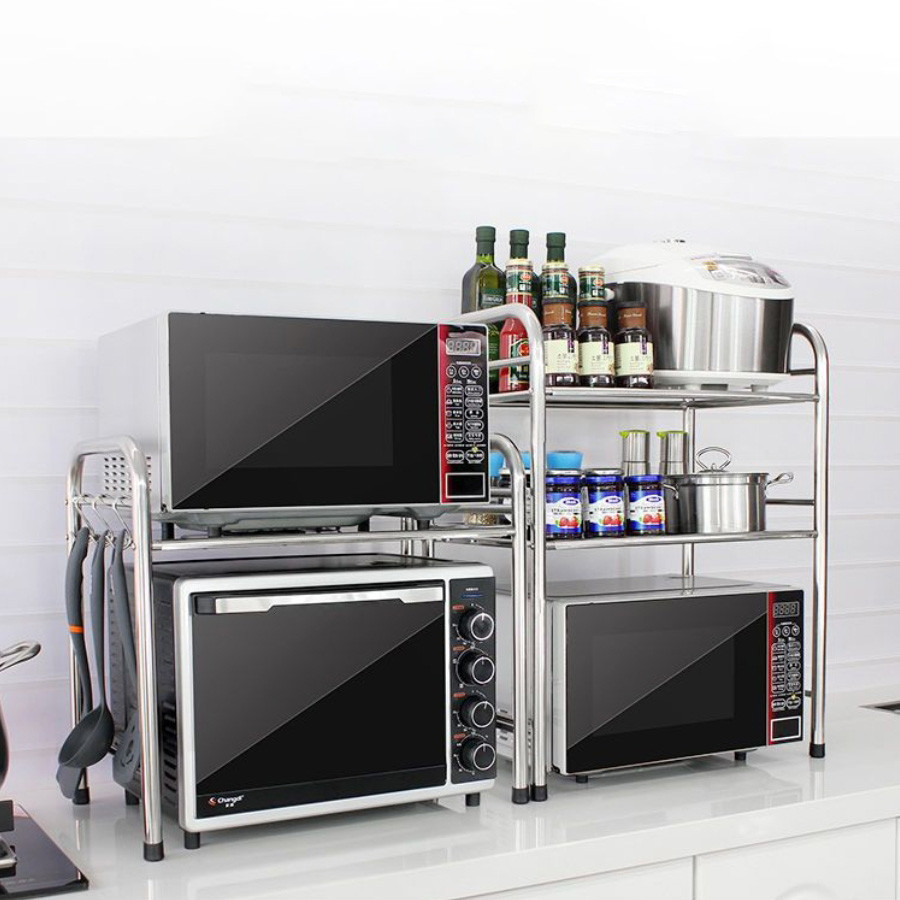 Kitchen Rack Microwave Oven Rack Stainless Steel Oven Rack Household ...