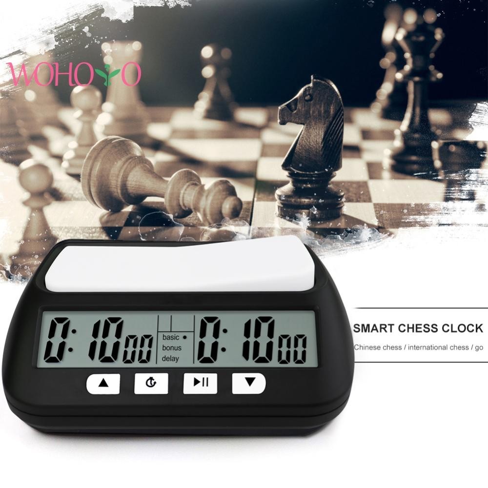 Professional Chess Clock Digital Watch Count Up Down Timer Board Game ...
