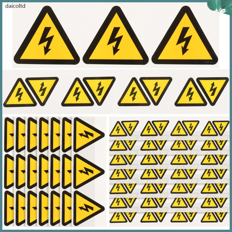 30 Pcs Sticker Electrical Room Sign Label High Voltage Applique ...