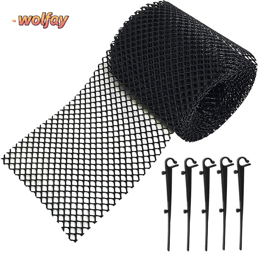 WOLFAY Gutter Guard Protection Netting Wire Mesh Roll Cleaning Tools ...