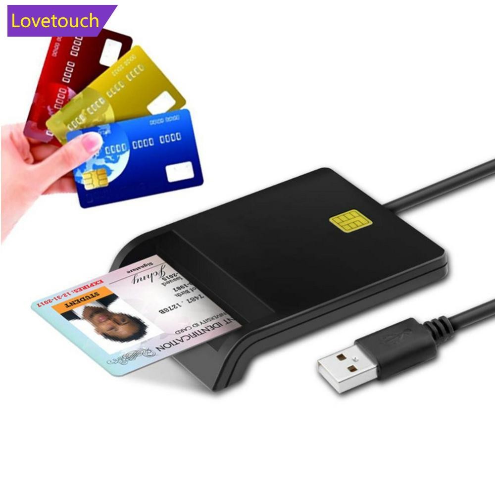 【READY STOCK】LOVETOUCH USB Smart Card Reader Stable Operation Reliable ...