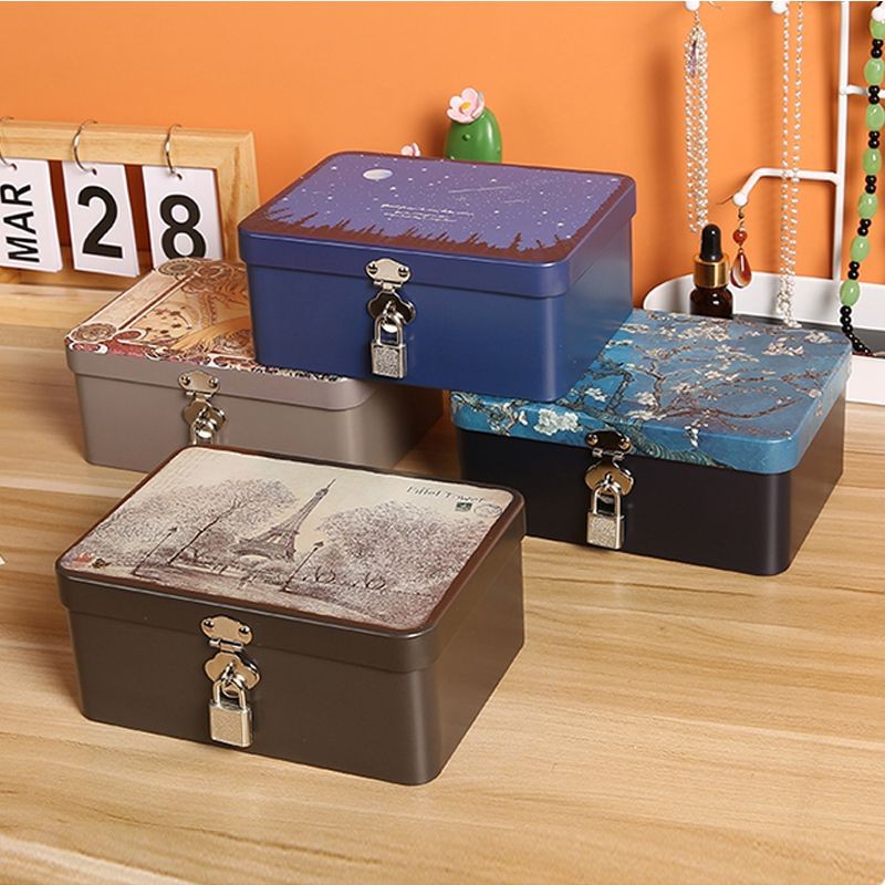 1347 People Praise Locked Small Box Locked Storage Box Safe Household ...