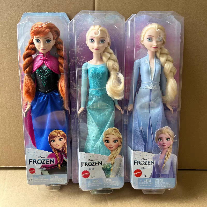 Barbie Doll Set Frozen Classic Elsa Princess Anna Gift Box Girl Pretend ...