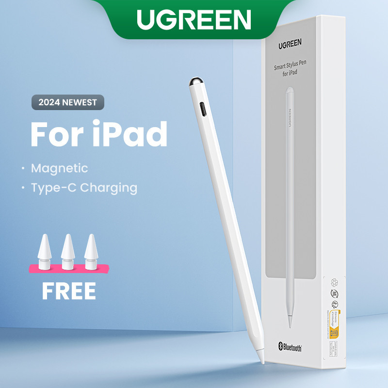 UGREEN Pencil (USB-C) Stylus Pen Magnetic Bluetooth Palm Rejection Tilt ...