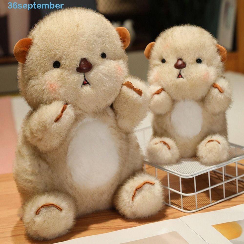 SEPTEMBER Sea Otter Plush Toys, Cartoon Animal Huggable Otters Kawaii