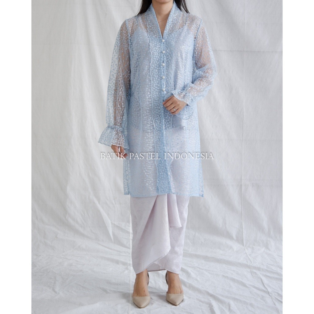 Kebaya batik pastel sales