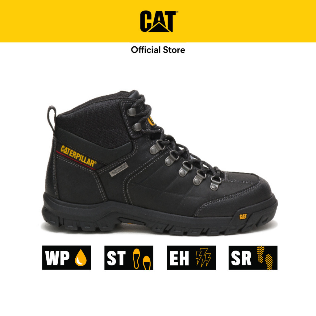 Caterpillar men's threshold waterproof steel toe work boot best sale