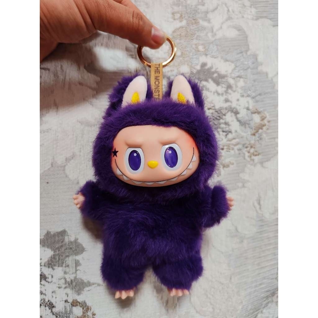 Purple labubu THE MONSTERS Heart Macaron Vinyl Face Mystery Box Plush ...