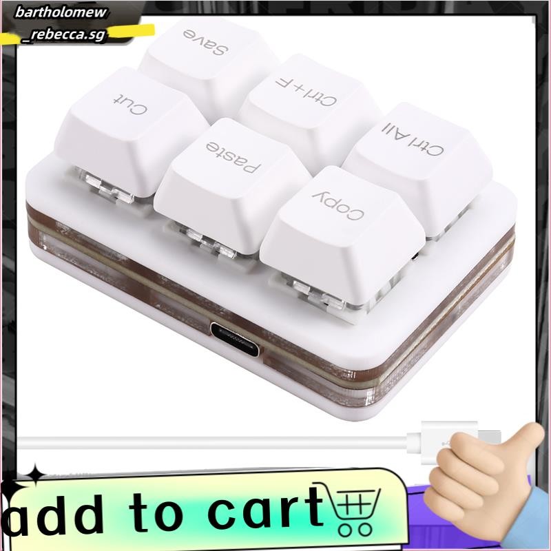 6Keys Copy Paste Search Save Cut Keyboard One Handed OSU Keypad ...