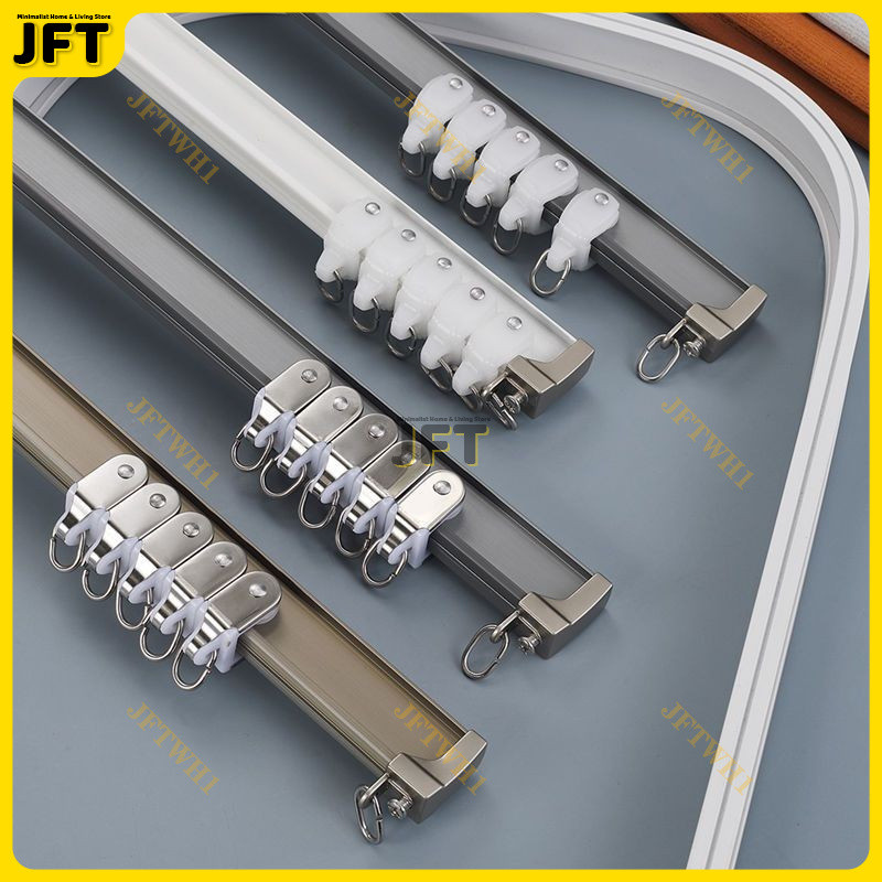 Curtain guide rail Curved track single and double sliding track ...
