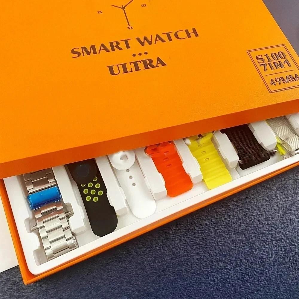 Ultra 9 S900 Smartwatch Con ECG: Schermo HD 2.2 Pollici Circolare, Monitor Cardio E Multisport