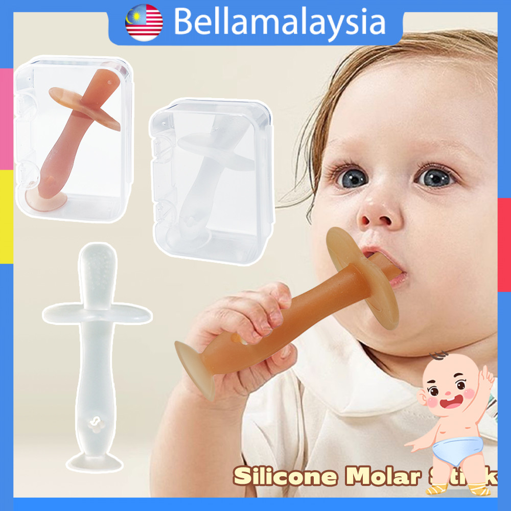 Bella Baby Teether Molar Stick Soft Silicone Teething Toy With Box