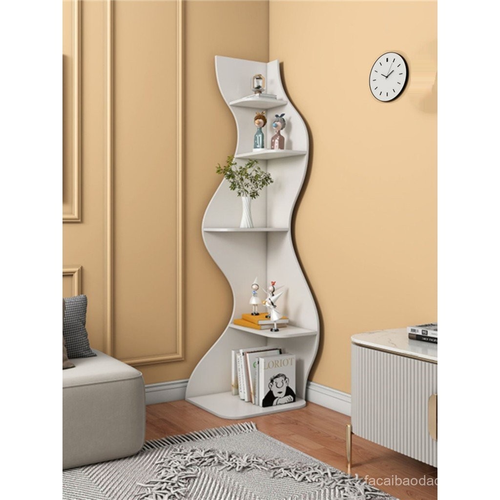 Creative Seaweed Corner Cabinet Storage Rack Living Room Triangle Side ...