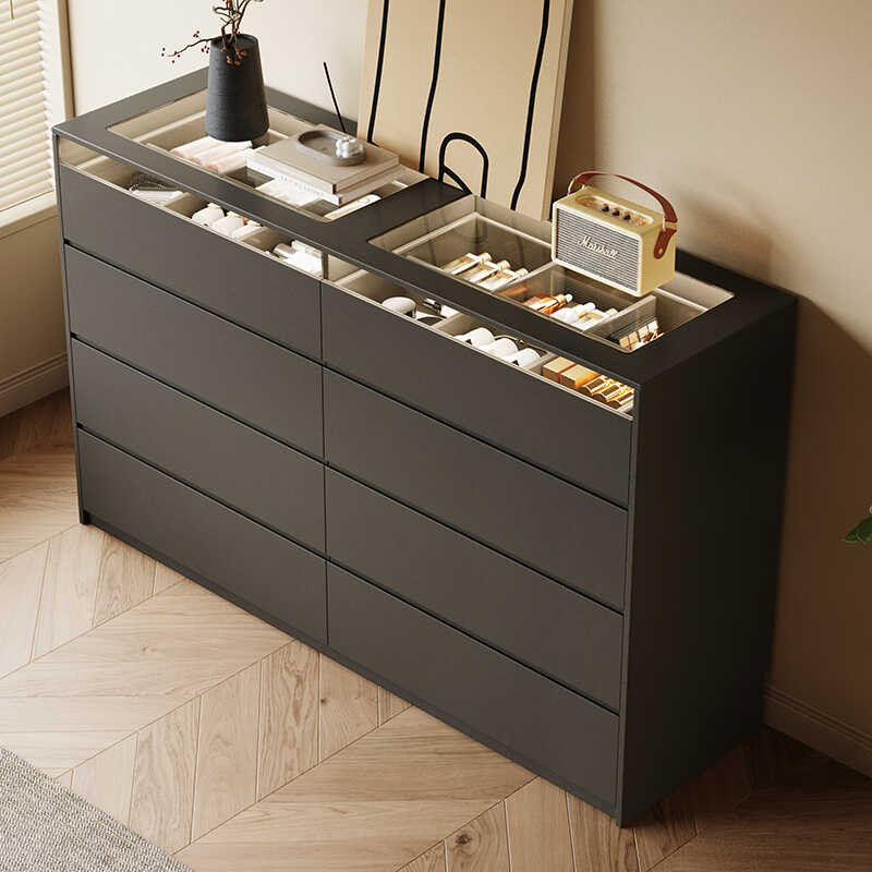 Solid Wood Light Luxury Six-Drawer Cabinet Bedroom Storage Cabinet ...