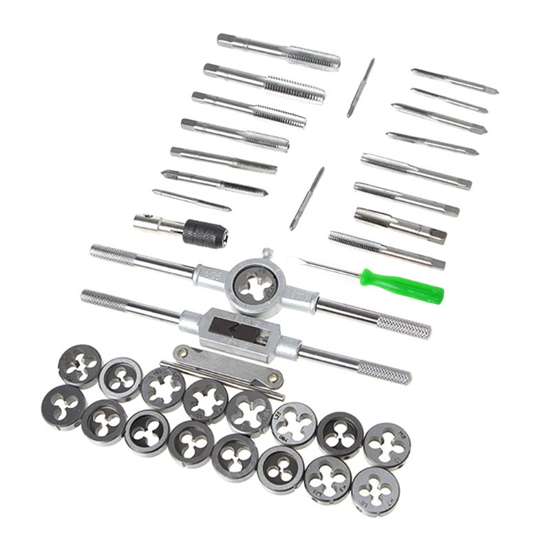 40 Pieces Thread Tap Set Multipurpose Mill Unit Steel Box (Popular ...