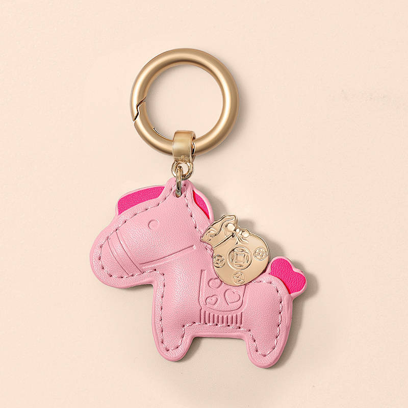 Immediately Rich Keychain Ornaments Creative Personality Leather ...