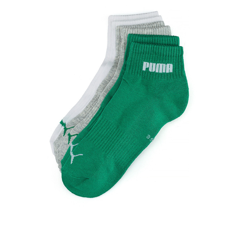 Puma Bodywear 3 Pack New Generation Cushioned Quarter Socks Unisex Shopee Singapore