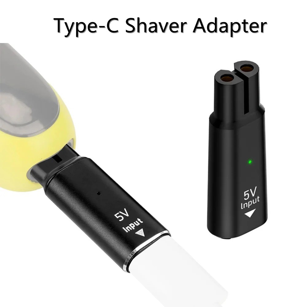 5V TypeC Shaver Adapter Charging Converter for Philips Norelco OneBlade ...