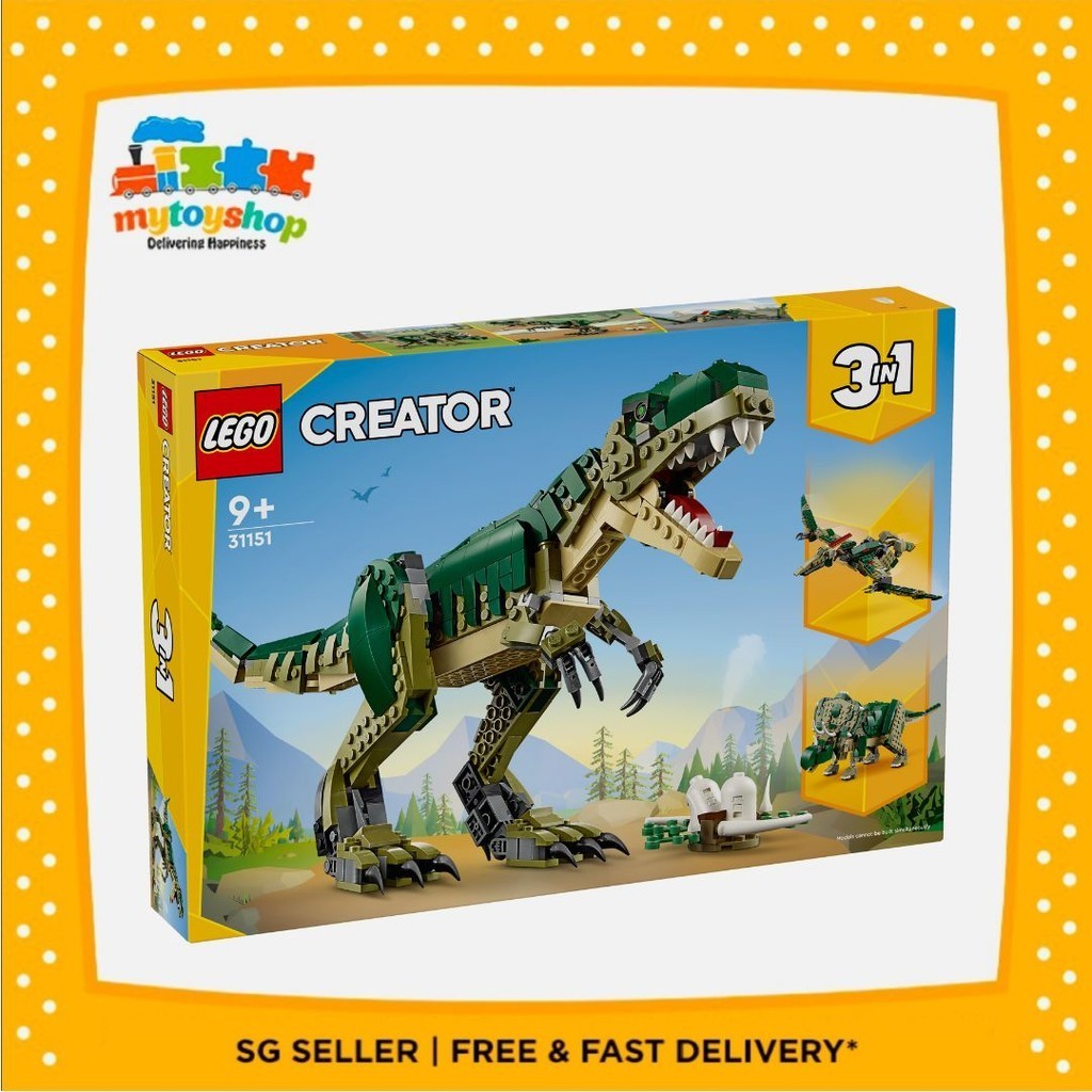 LEGO 31151 Creator Trex Shopee Singapore