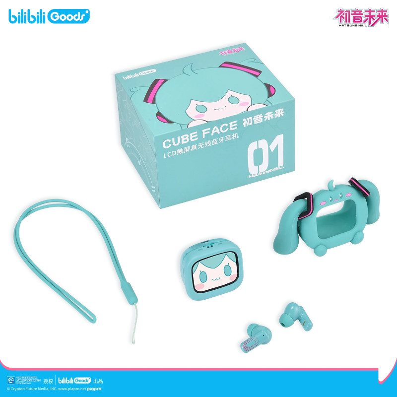 BilibiliGoods Hatsune Miku CUBE FACE LCD Touch Screen Real