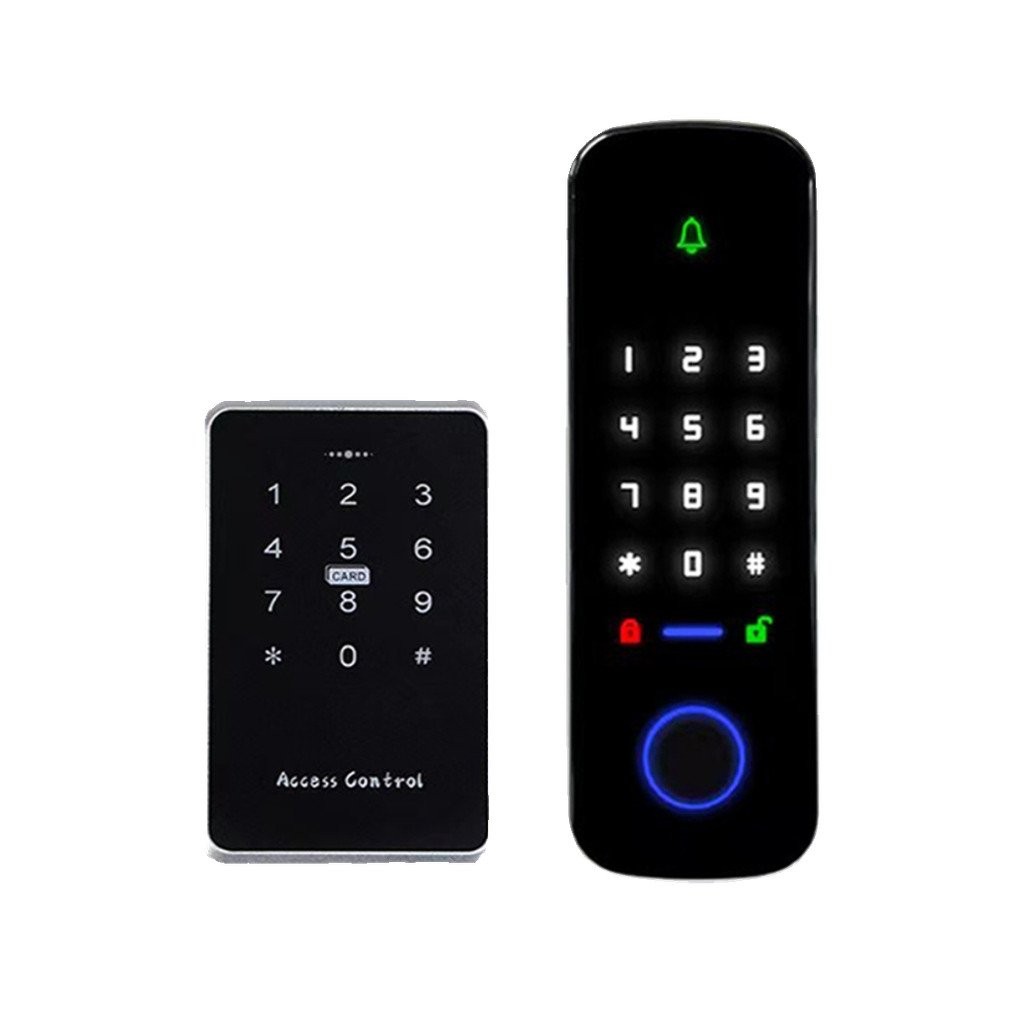 Wireless No-Wiring Card Swipe Password Standalone Fingerprint Remote ...