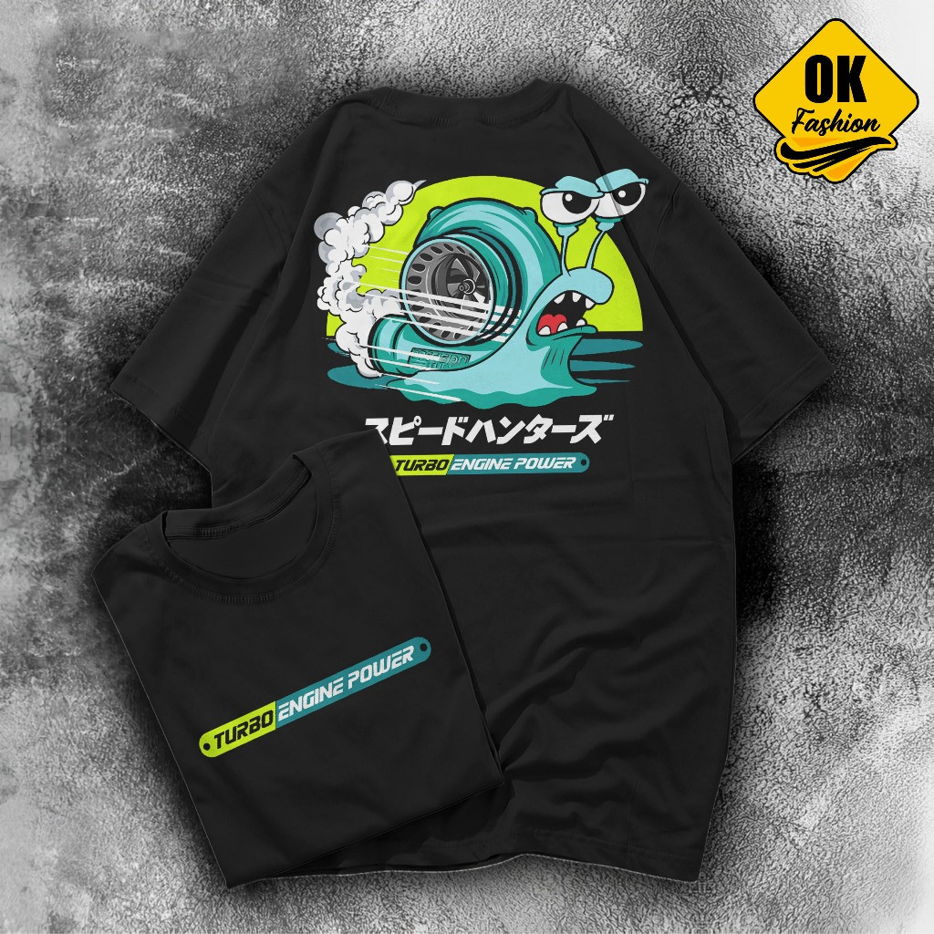 JDM TURBO SNAIL GARRY AUTOMOTIVE T-SHIRT LAND SQUID ENGINE DIESEL POWER ...