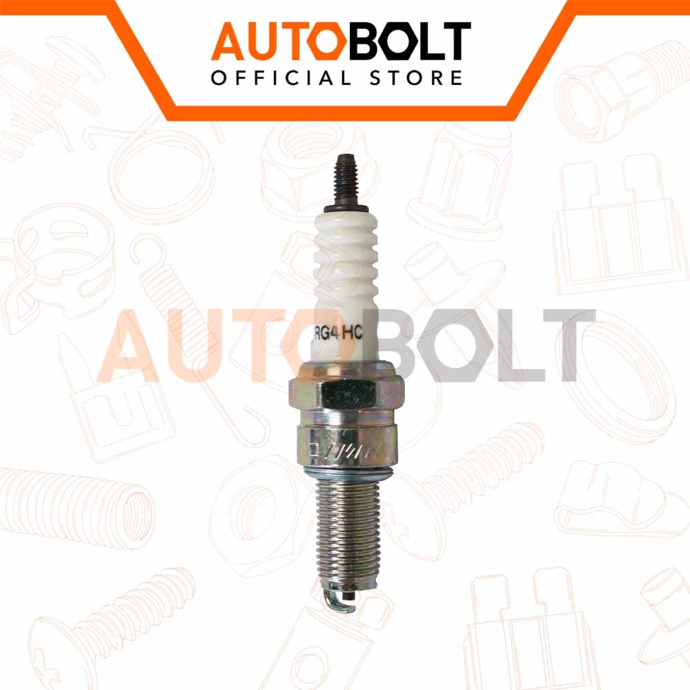 AUTOBOLT Busi Karisma & Beat & Blade & Revo Absolute & CS1 & Megapro & Scoopy & Spacy & Supra X 125 & Vario & Verza & Byson & Jupiter MX & Vixion & Xeon Pengapian Plug Spark RG4 - Gambar 2