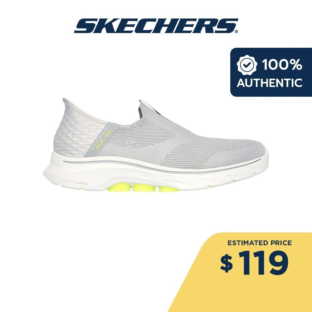 Skechers Men Slip-Ins GOwalk 7 Easy On 2 Shoes - 216641-GYYL Air-Cooled ...