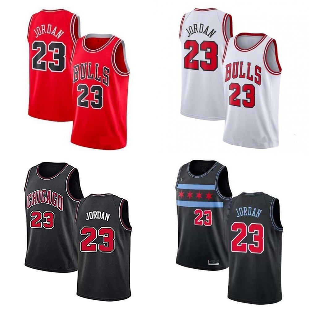 Chicago Bull Michael Jordan #23Jersey EmbroiderynbaCity Edition ...