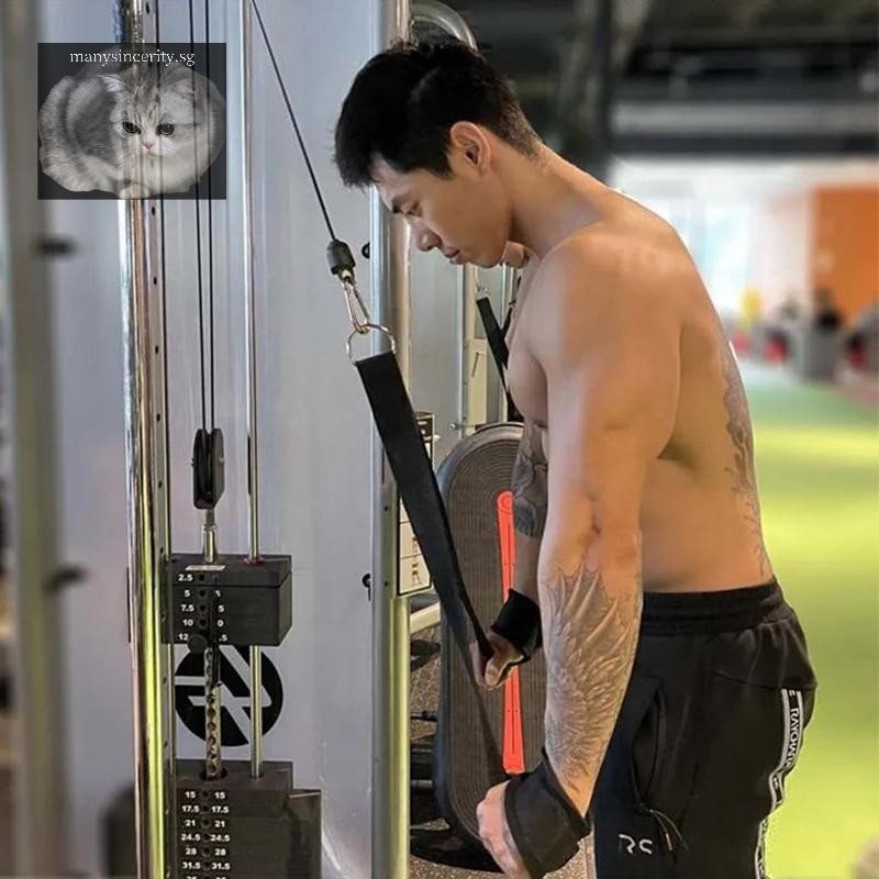manysincerity Heavy Fitness Duty Arm Biceps Triceps Rope Strap Weight ...