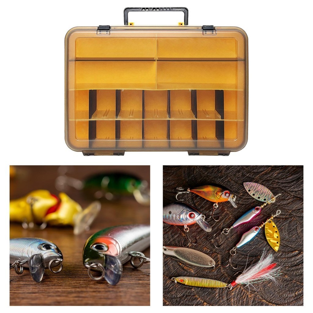 [Finevips1] Fishing Tackle Box Fishing Storage Box Fishing Lures Box ...