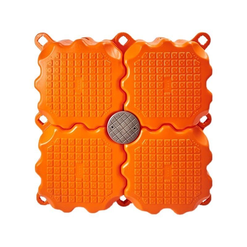 Floating platform, plastic pontoons, yacht marina, water swimming pool ...
