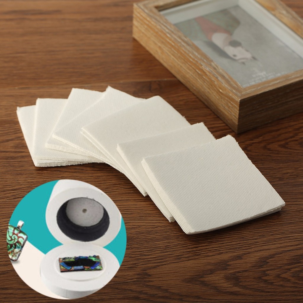 New 50 Sheets 80*80*1mm Microwave Kiln Glass Fusing Paper Ceramic Fiber ...