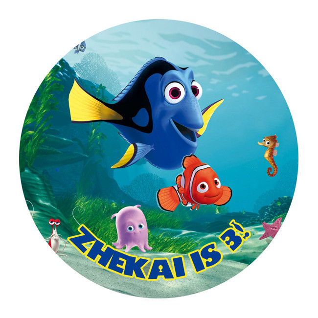 Finding Nemo Kids Favor Stickers - Personalized Birthday Labels ...