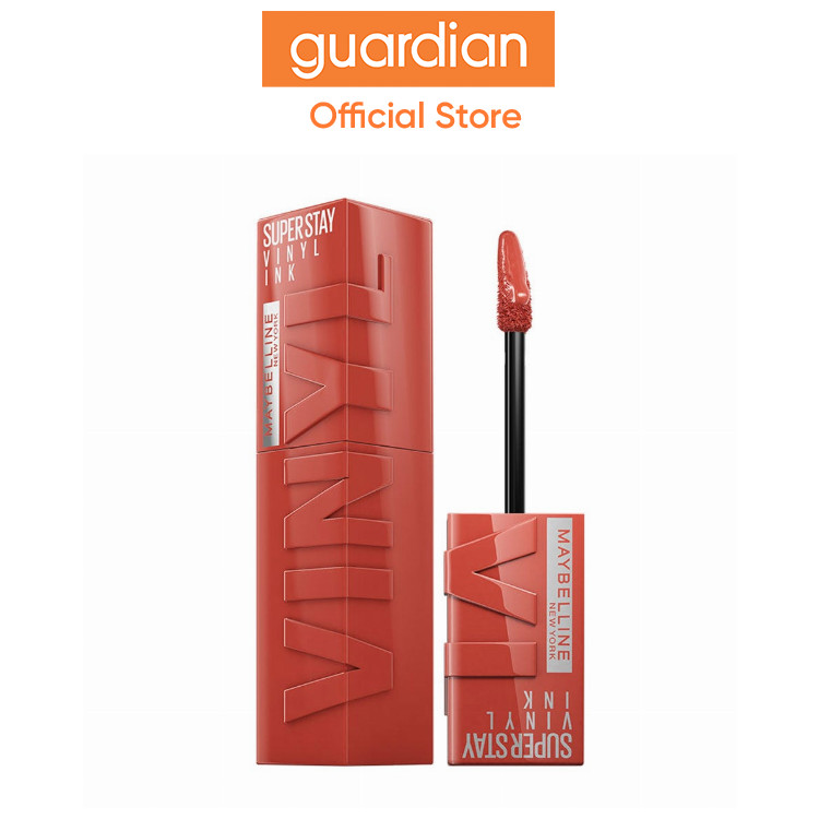 Maybelline Vinyl Ink Superstay Lip Color 100 Charmed As | Shopee Singapore