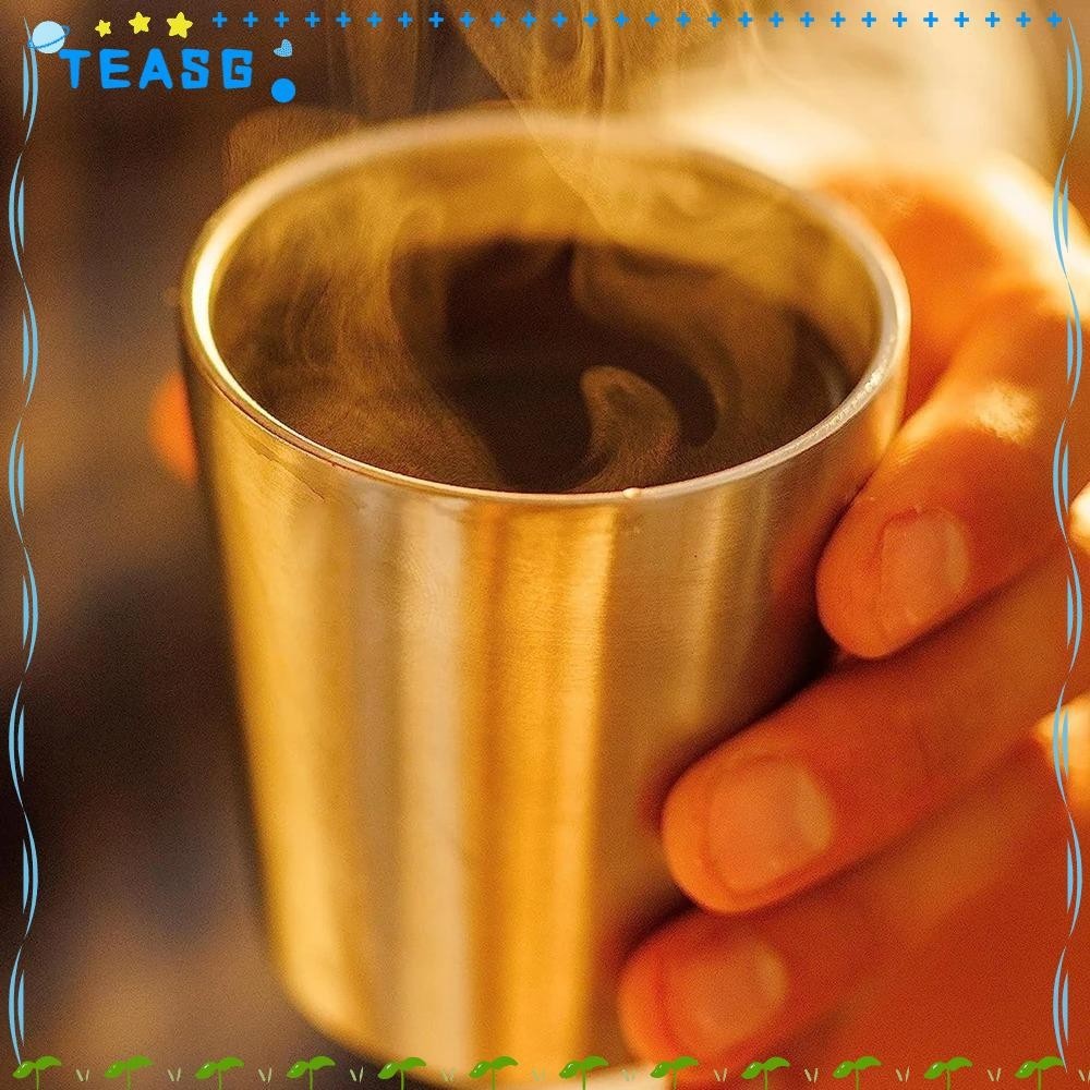 TEASG Stainless Steel 304 Cup, Travel Mugs Portable Metal Cups, Durable ...