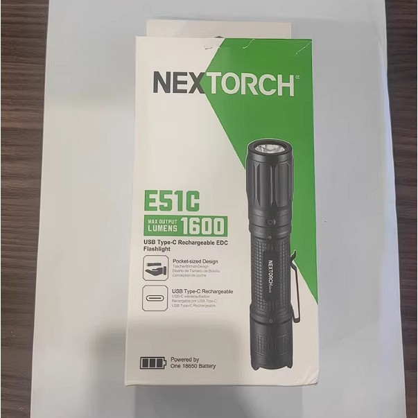 NEXTORCH E51C High Power Flashlight EDC Portable USBC Rechargeable ...