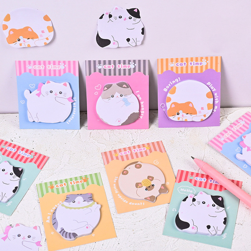 30 Sheets Cartoon Leisure Time Series Convenience Sticky Notes Student ...