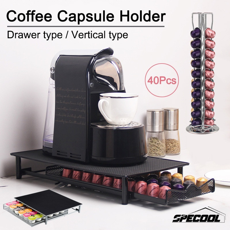 Specool® 40Pcs Nespresso/DolceGusto Capsule Coffee Storage Rack Coffee ...