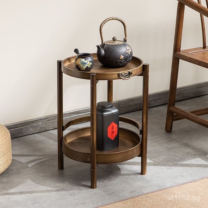 Corner Table Small Tea Table Tea Rack Chess Room Mobile Tea Table Side ...