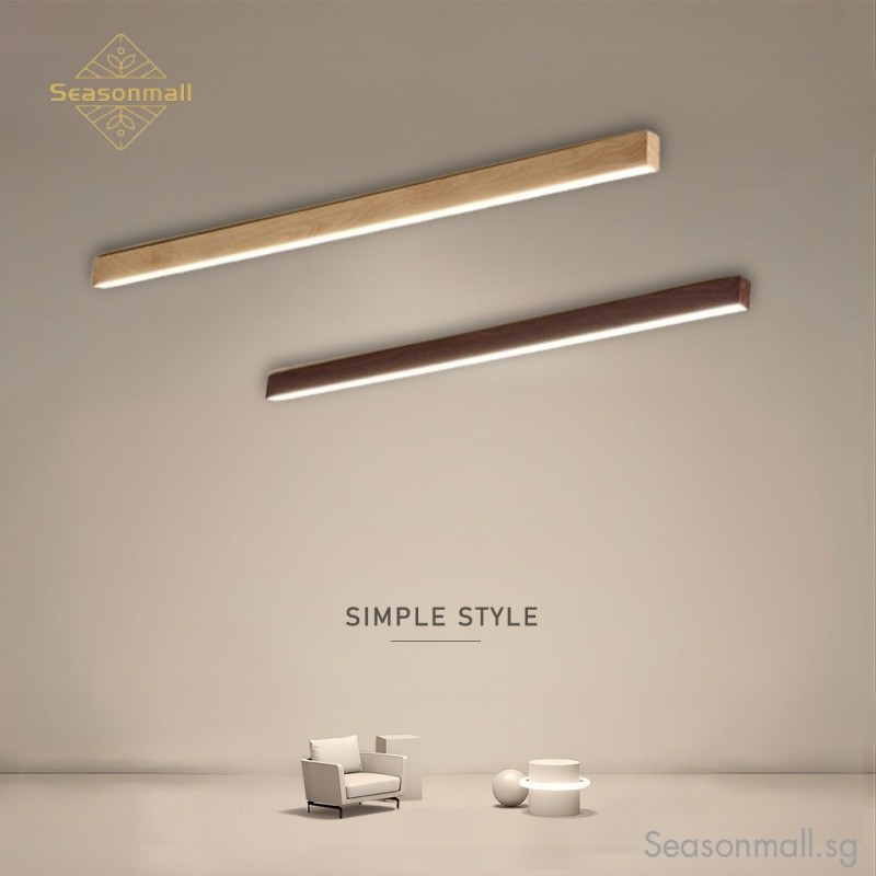 LED Linear Ceiling Light for Living Room, Hallway Long Ceiling Lamp ...