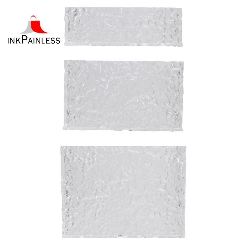 3Pcs Acrylic Risers Display Stands Clear Square Pedestal Display Shelf ...