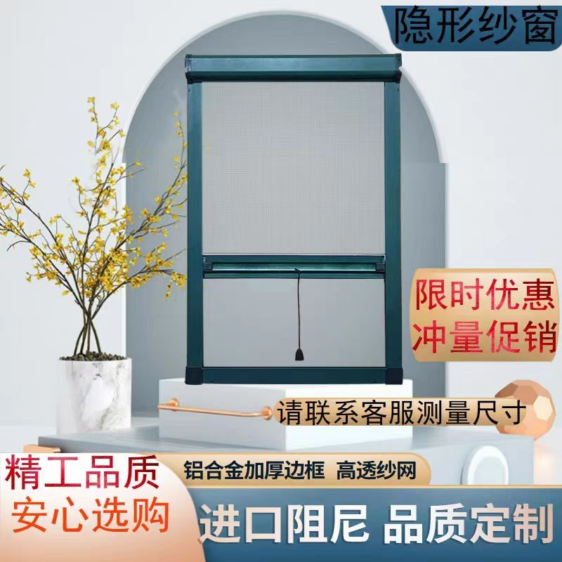Feiyao Aluminum Alloy Invisible Screen Window Up and Down Retractable ...